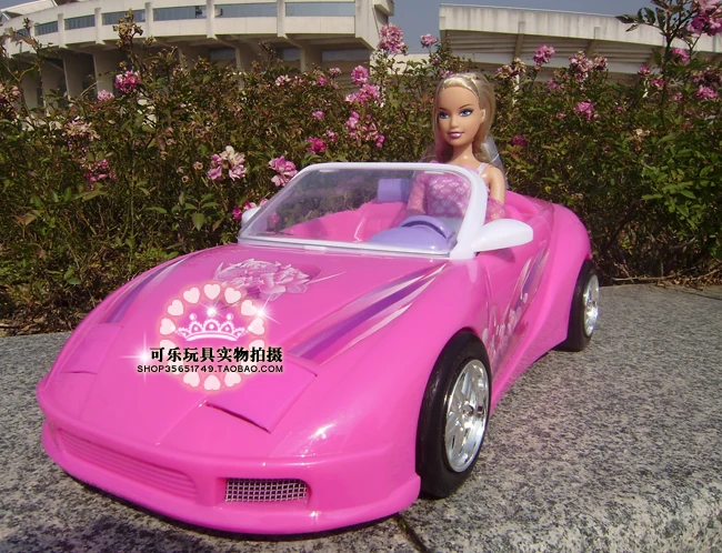 Для Барби cabriolet спортивный автомобиль набор мини-автомобиль центр девушка игровой дом аксессуары для игрушечной куклы