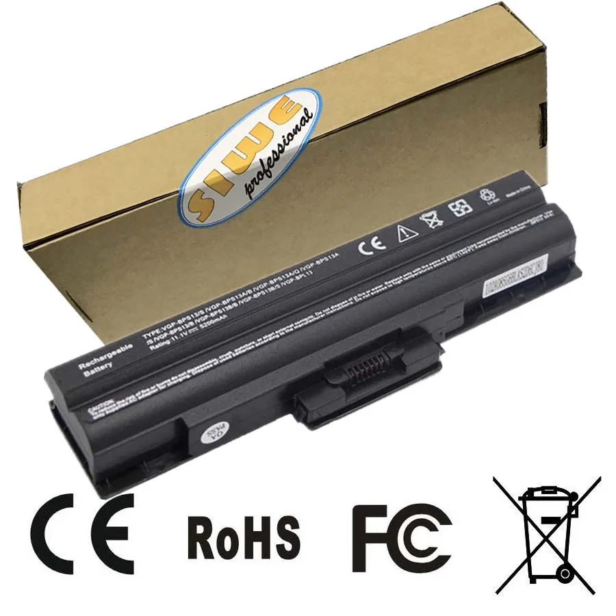11.1V 5200mAh Laptop Battery For Sony VPCCW15EC/BU/WU/CW16EC/B VGP