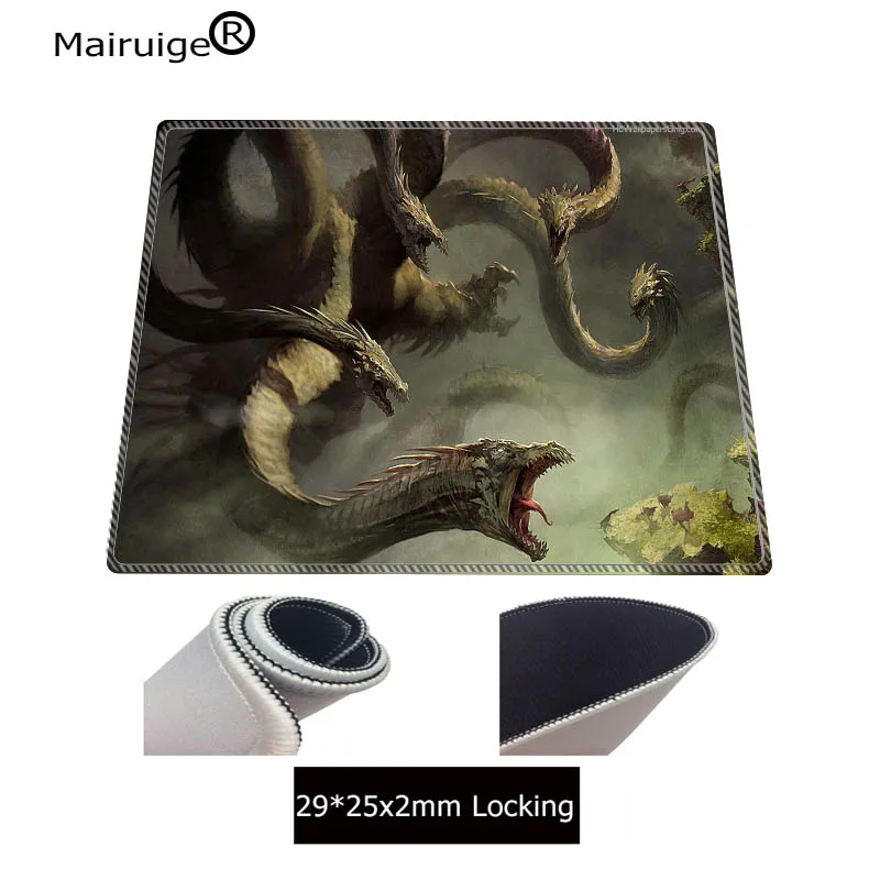  Mairuige Animal Dragon Speed Locking Edge Natural Rubber Mouse Pad Large Waterproof Desk Gaming Mou