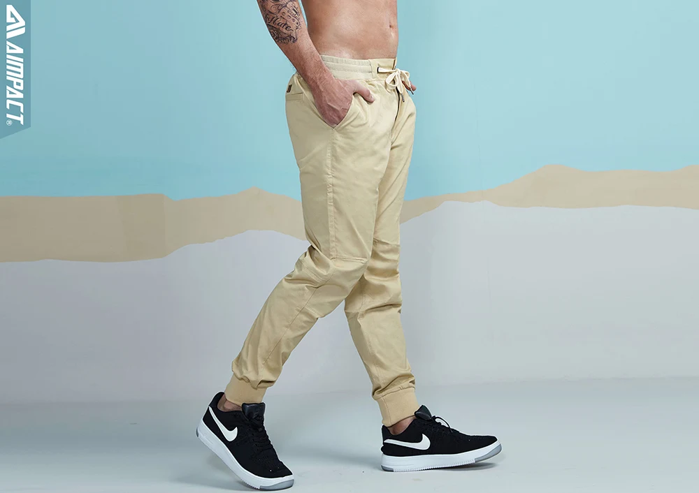 Aimpact 2017 New Men's Casual Pants Fashion Chino Jogger Pant  (3)