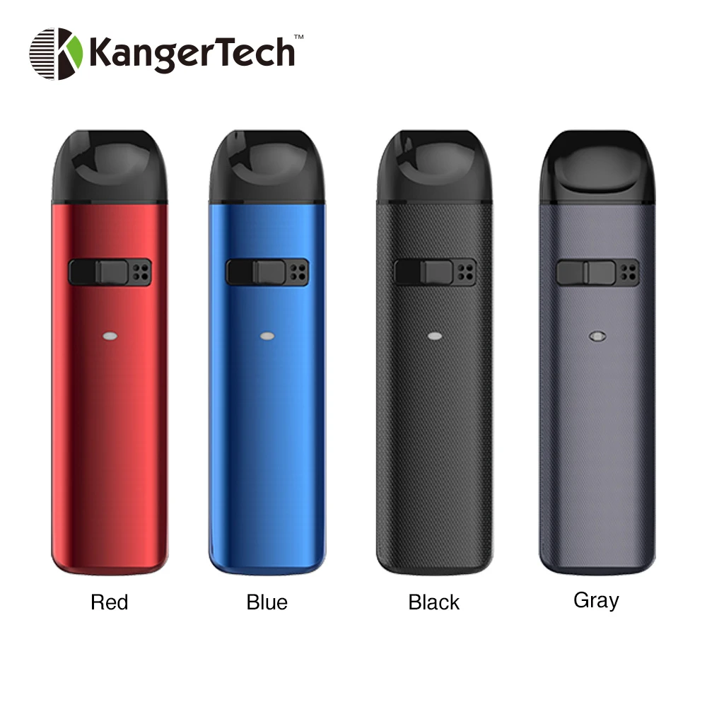 Оригинал Kangertech SUPO Pod Starter Kit 800 мАч батарея 2 мл многоразового Pod уникальный MTL/DL кнопка включения электронная сигарета вейп Pod VS Nova Pod