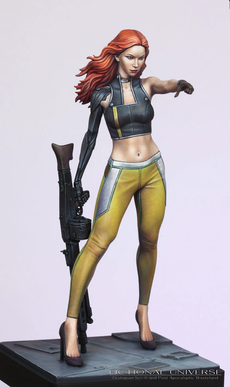 1/20 Resin Figures Model Kit Girl Blood,bad Unassembled Unpainted S40 Model Building Kits