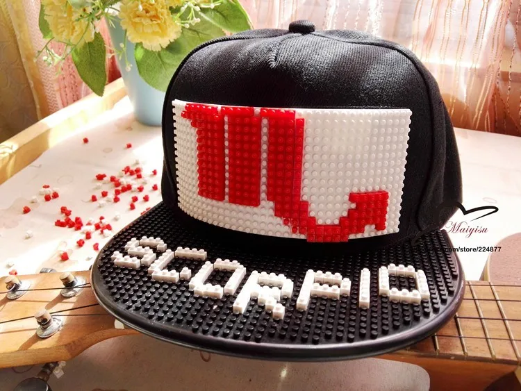 12 знаков зодиака бейсболка со съемными блоками DIY Кирпич хип-хоп Snapback шапки созвездие шаблон кепки для мужчин и женщин