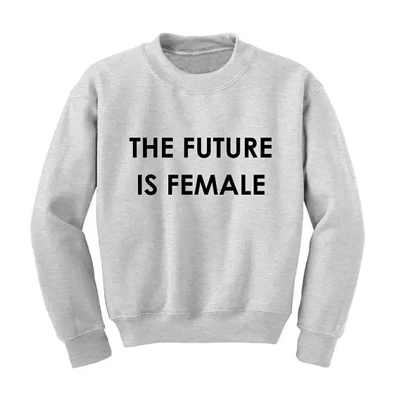 The Future-Женская толстовка с девизом, забавная феминистка Tumblr Feminism, Женская Толстовка высокого качества, джемпер