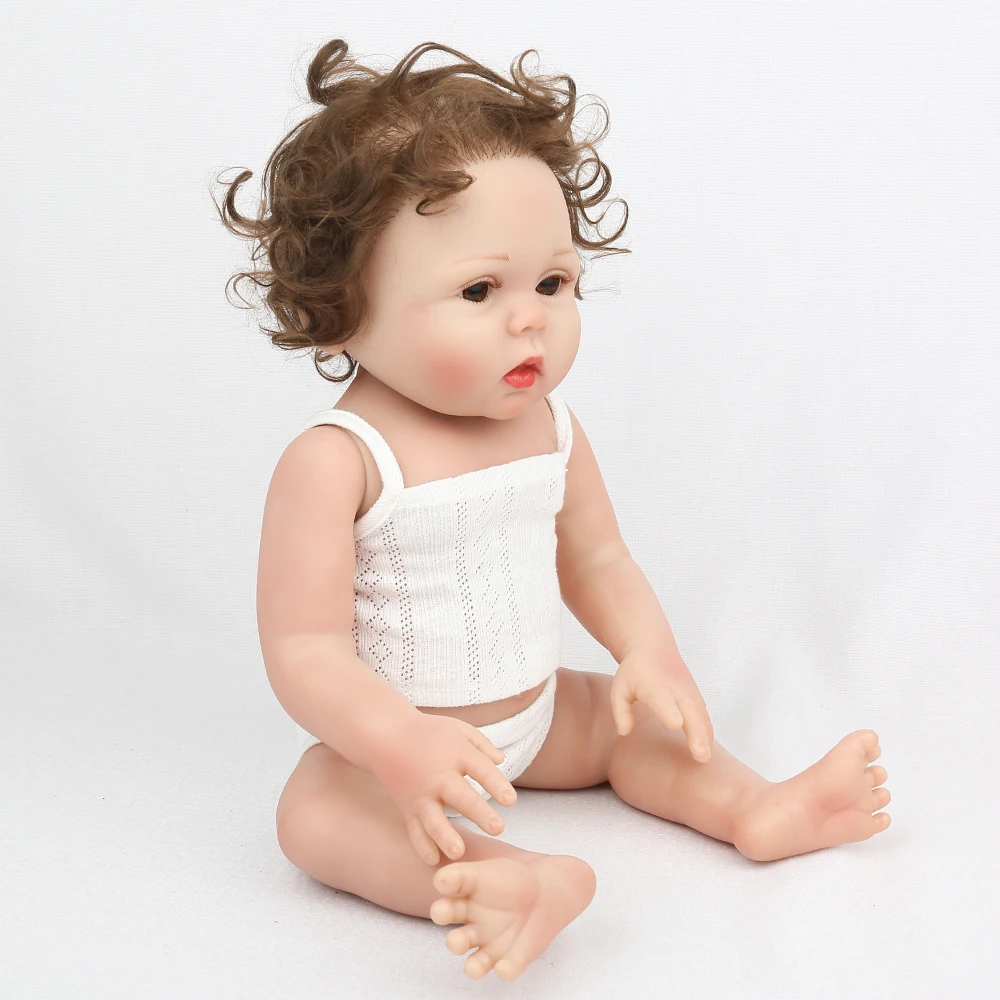 KAYDORA Reborn Baby Doll 17 дюймов полный винил реалистичные детские развивающие красивые игрушки для ванной дети Playmate милый Bebe Reborn menina