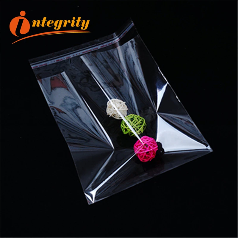 

INTEGRITY 1000ps various small size Clear Self Adhesive sealing Plastic Opp poly Candy Cookie Packing Resealable Packaging bags