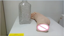 Free shipping Luxury Solid Silicone feet with vagina Sex Doll Real Skin realistic mannequin feet Sexy
