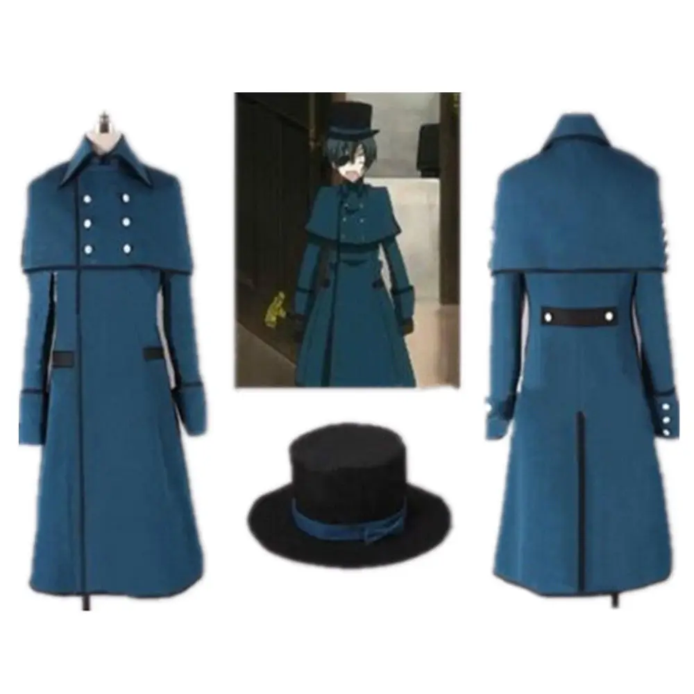 

Black Butler Kuroshitsuji Ciel Phantomhive Cosplay Birthday Costume cosplay Custom Made Free Shipping