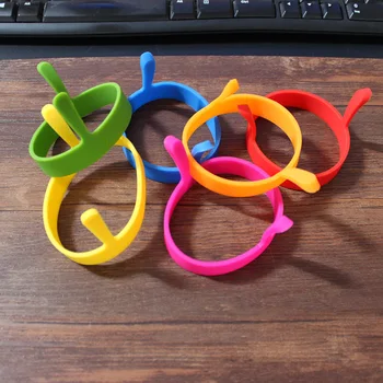 

1000pcs Wholesale Kitchen Round Silicone Egg Ring Fried Egg mold Pancake Ring Mould Tool WA2546