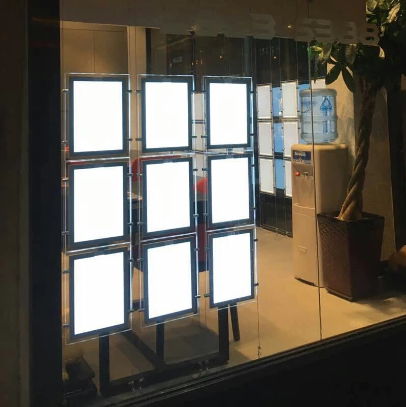 Real Estate/ Shop/Travel agency Window LED Display Frame