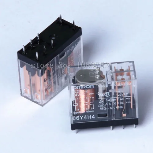 

2PCS 8Pins G2R-2-24VDC G2R-2 24VDC 5A Relay