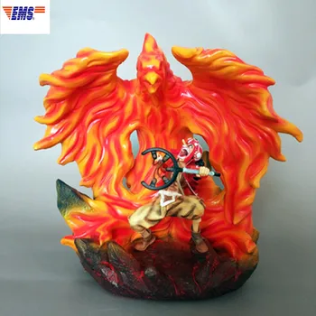 

Anime Recoat Usopp GK Resin Firebird Statue Combat Sniper Bow The Straw Hat Pirates Action Figure Model Toy X1791