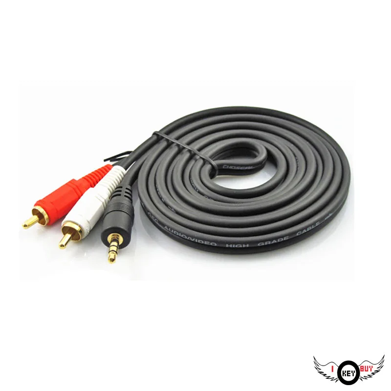 1,5 м+ 3 М длинные одна точка два аудио линии качество av-кабель 3,5 виток, двойной кабель комплект проводов периферийное устройство компьютера оборудование ABS