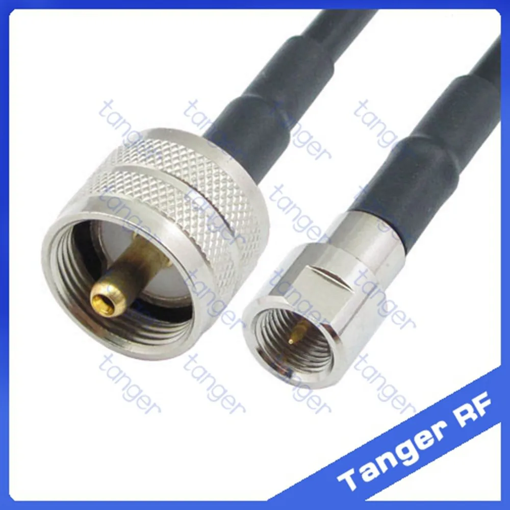 

Hot Selling Tanger FME male plug to UHF male plug PL259 straight RF RG58 Pigtail Jumper Coaxial Cable 20inch 50cm High Quality