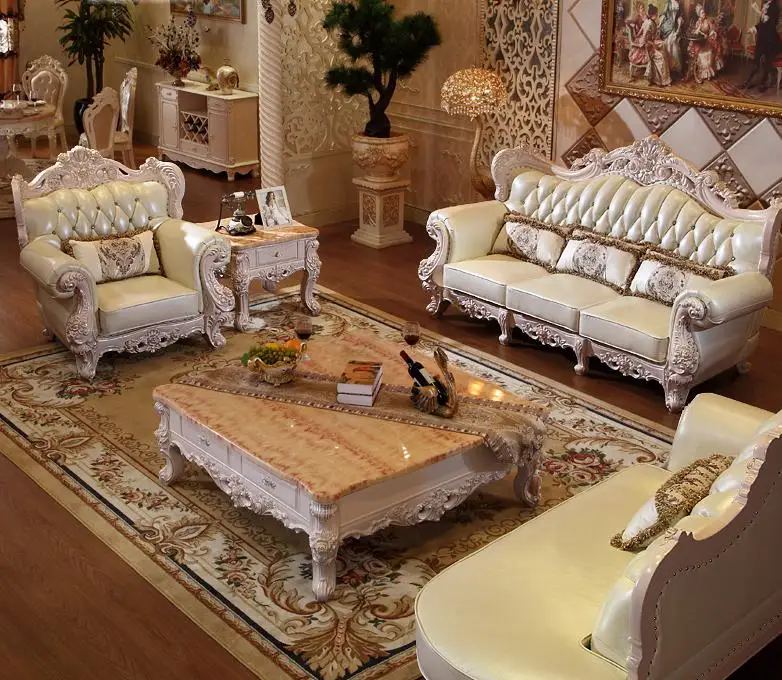 Роскошный кожаный диван набор для гостиной мебели muebles de sala divano letto puff asiento casa sillon koltuk takimi
