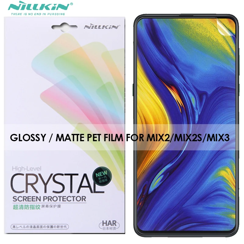 

nillkin PET clear screen protector for xiaomi mi mix 3 2s 2 slim matte protective film for mi mix 2s mix 3 mix3 screen cover
