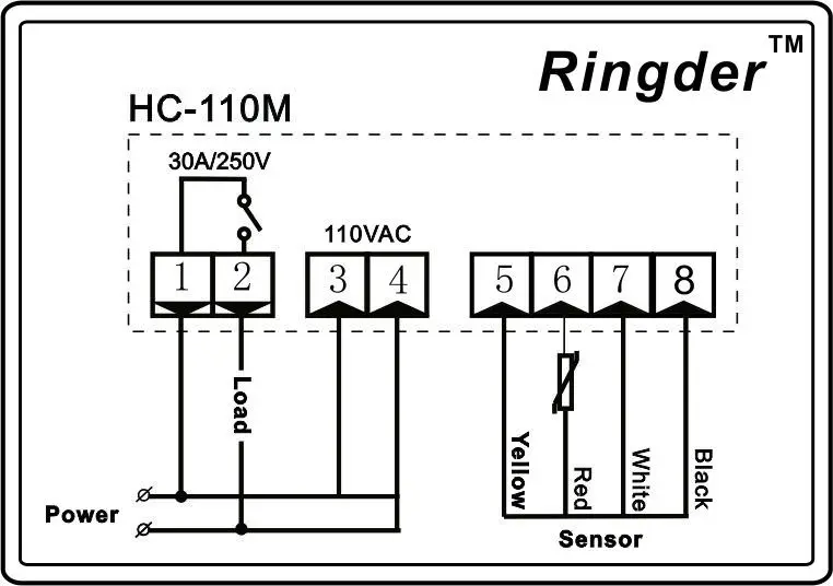HC-110M new (110V30A) Wiring Diagram