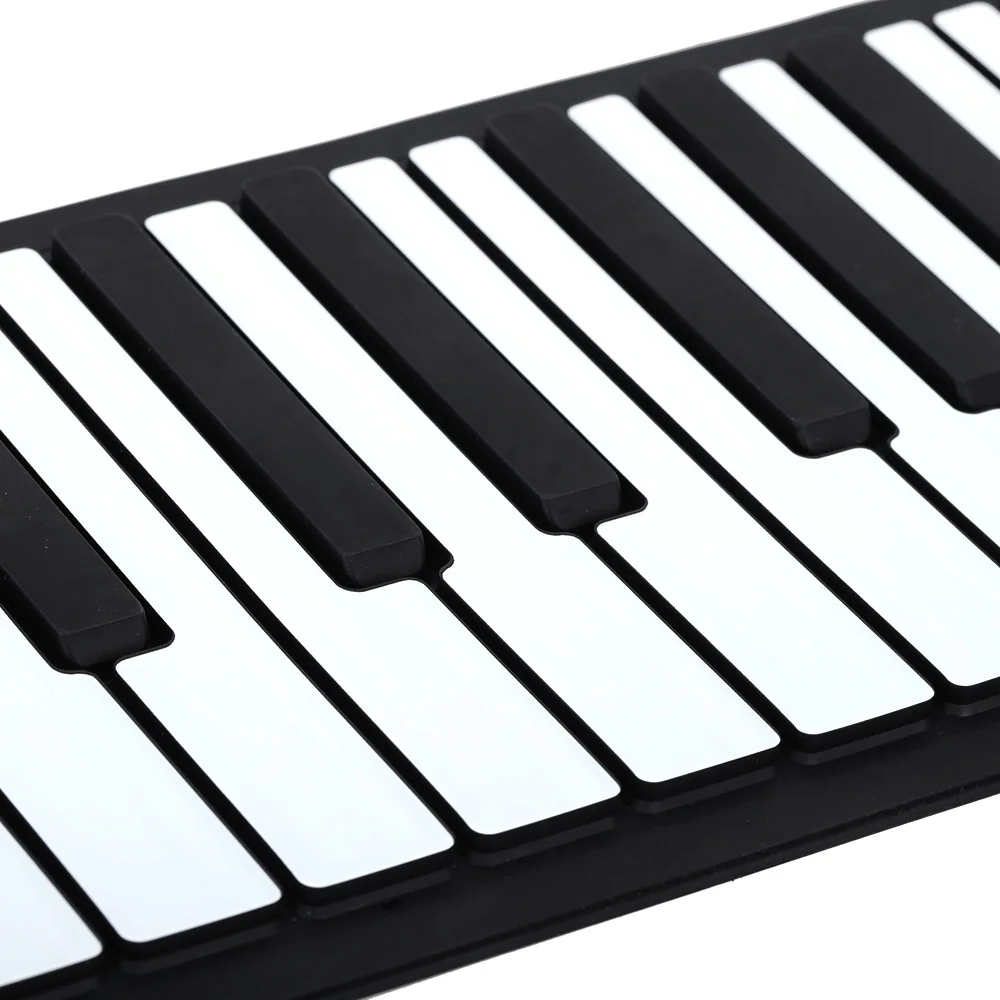 Рулонное пианино клавиатура 88 клавиш Силиконовое рулонное пианино складная клавиатура ручной прокатки пианино с батареей