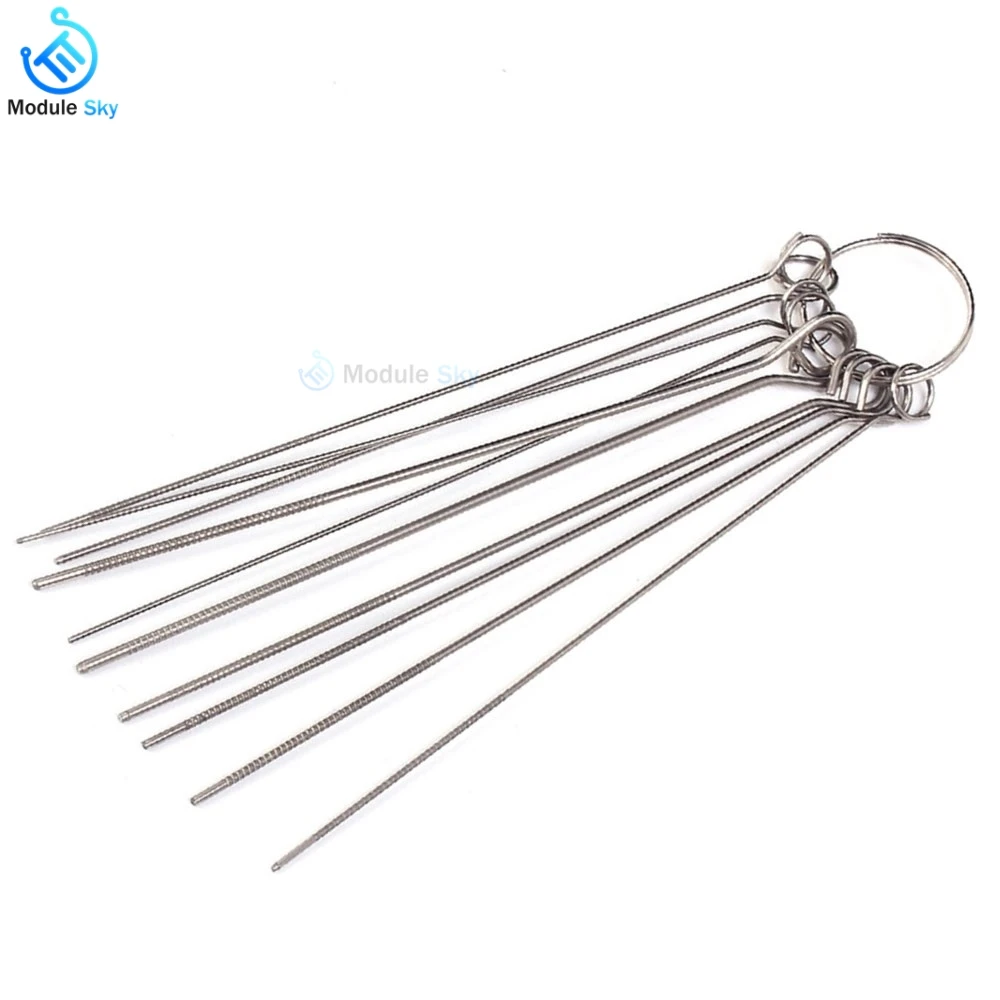 10 Kinds Of Pcb Electronic Circuit Through Hole Needle Desoldering Welding Repair Tool Stainless Steel Set 80Mm 07 13Mm huismerk kopen in de aanbieding