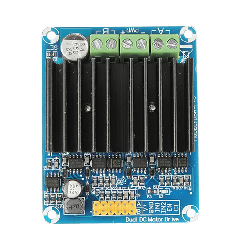 50A двухканальный h мост мотор драйвер модуль для arduino робот шасси