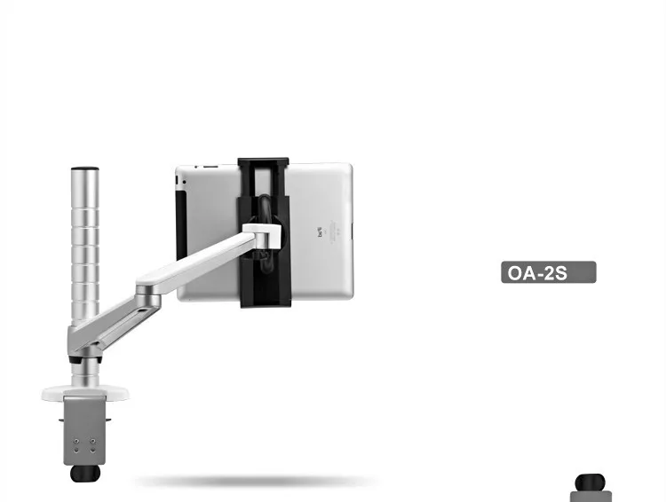 OA-2S, компьютерный стол, регулируемая высота, двойная рукоятка, 7-10 дюймов, держатель для планшетных ПК, вращение на 360 градусов, подставка для планшета