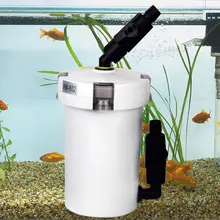 6 Вт 400л/ч внешний насос аквариумный Аквариум инструменты Внешний корпусный фильтр для очистки воды мини Ультра тихий Настольный прочный домашний