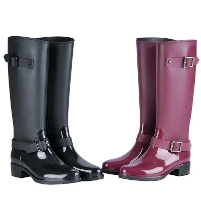 womens rain boots with zipper