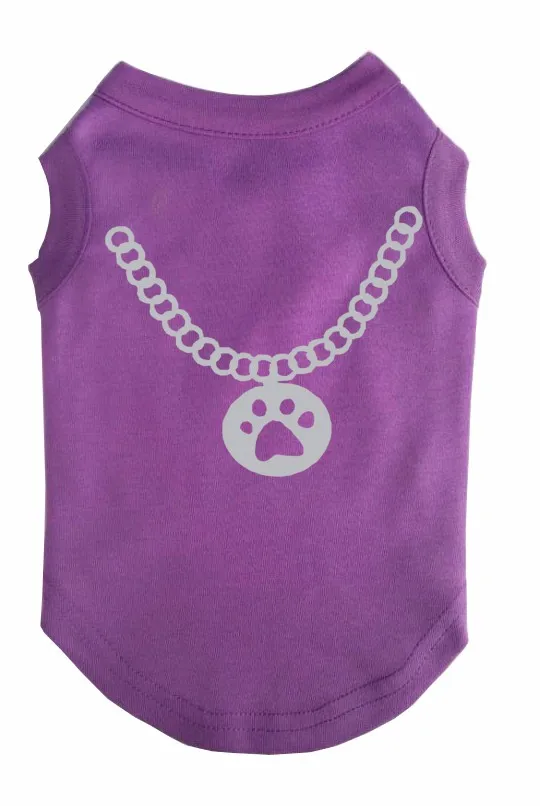 Собака футболка высокого качества лапы стиль ожерелья Собаки Футболка с рисунком летнее платье-майка для чихуахуа размеры от XS до размера XXXL