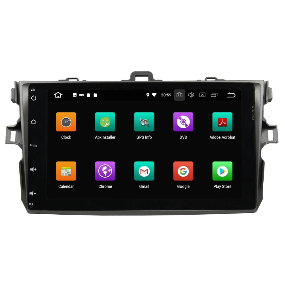 Автомобильный DVD плеер Aotsr Android 8 0/7 1 GPS навигация мультимедийный радиоприемник для
