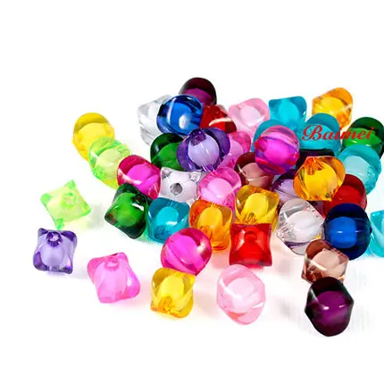 

Loose beads handmade diy beaded material making tissue box box carton four corner beads 10mm beads