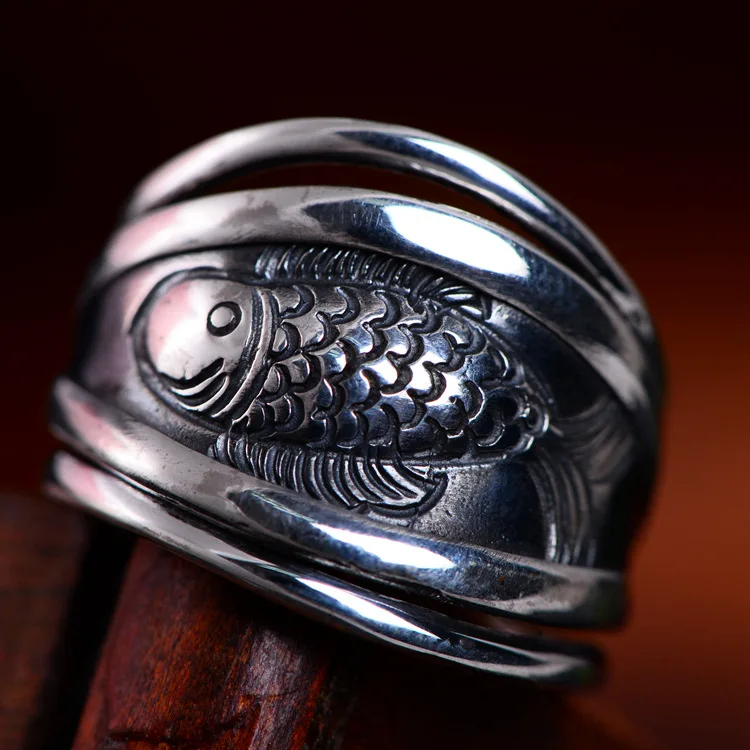 

925 silver jewelry opening adjustable small manual for years restoring ancient ways than silver ring restoring ancient ways