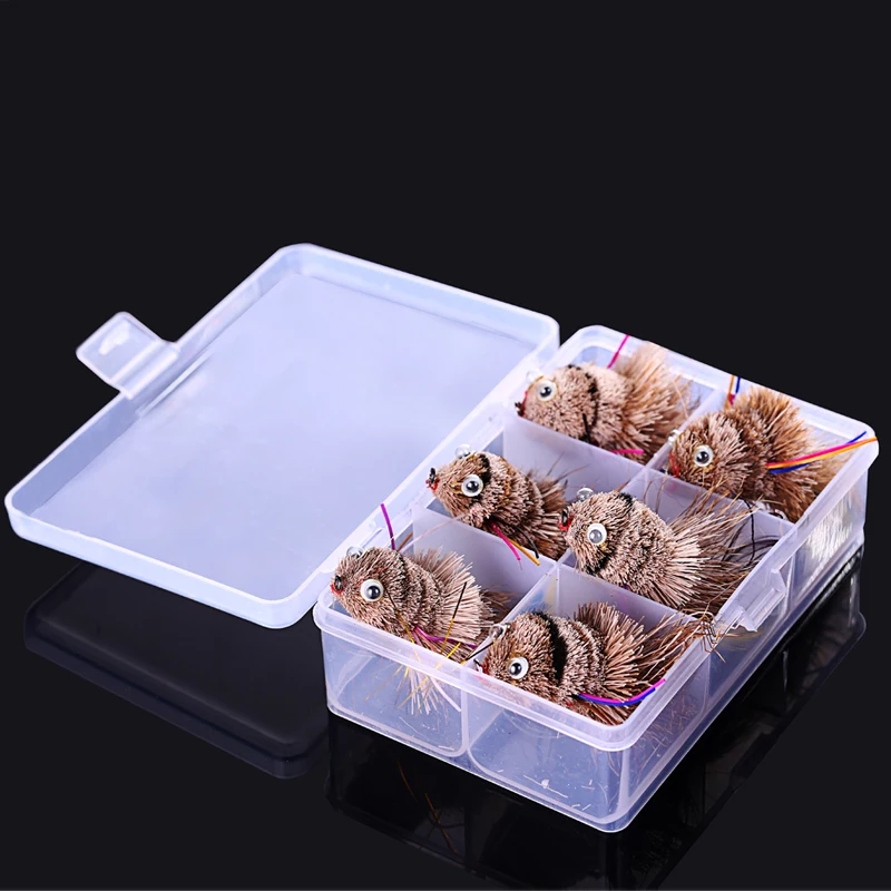 Sougayilang Fishing Hook 6/box About 50mm Steel Hook Bait Fishing