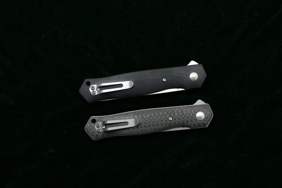 Складной нож TIGEND 1067 Flipper карманный кухонный резец с лезвием D2 CF/G10 и стальной