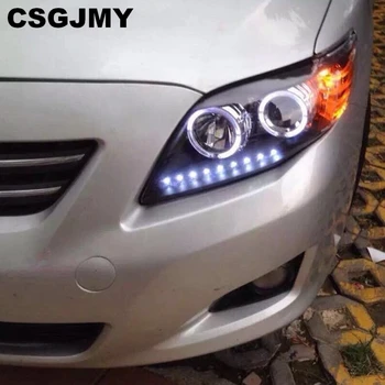 

Car Styling Head Lamp case For Toyota Corolla Altis Headlights 2008 2009 2010 LED Headlight DRL Bi-Xenon Lens Xenon Low Beam