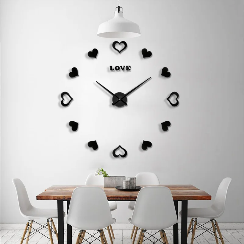 new wall clock christmas decorations for home living room Fashion wall new wall clock christmas decorations for home living room Fashion wall