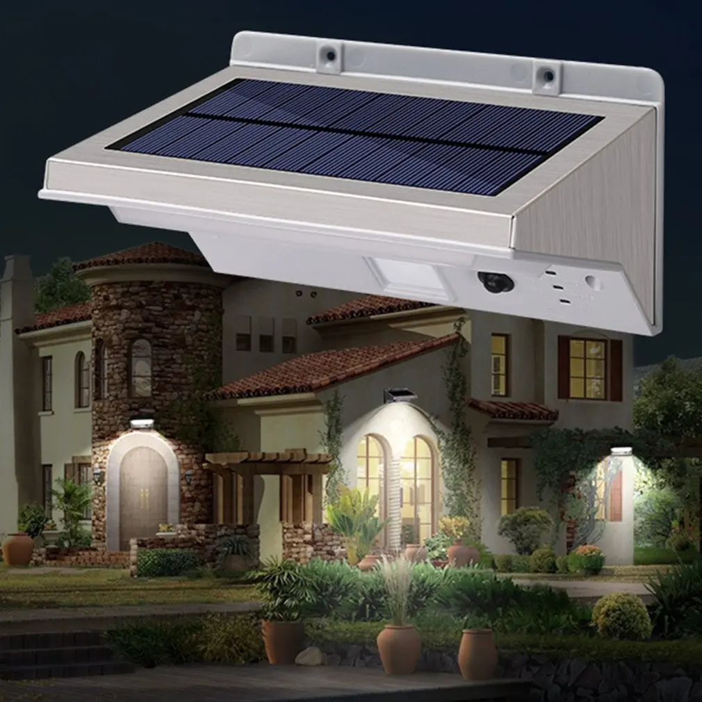 

Solar 21-leds Outdoor Super Bright Light Wall-mounted Lamp 3.5W Human Body Induction Waterproof Cable free Install