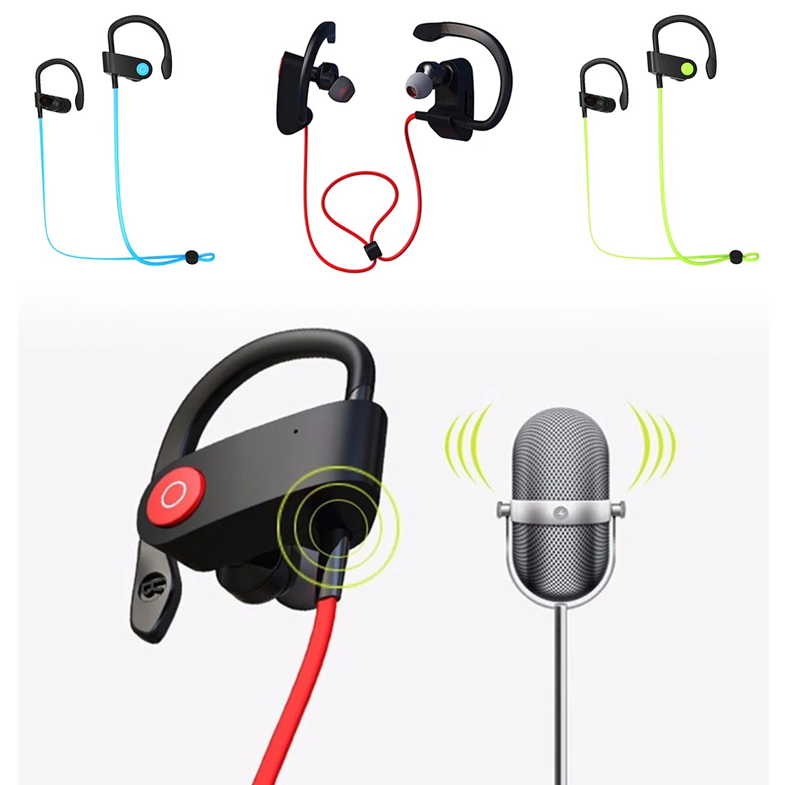 

New M333 headset sports bluetooth headset wireless Earphone 4.1 wireless Bluetooth headset jogging binaural headset hanging ear