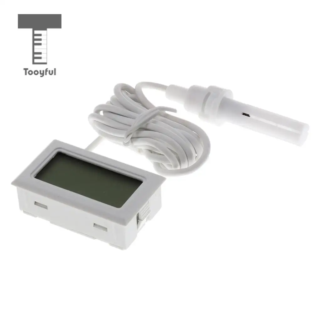 Tooyful Practical Guitars Ukulele Digital Hygrometer Thermometer LCD Screen Musical Instrument Accessory