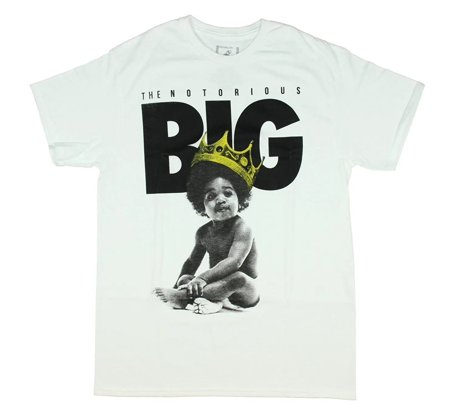 Cartoon Character Gildan Crew Neck Short Notorious BIG Baby Biggie