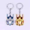 MQCHUN mode film Transformation Robot bourdon masque porte-clés haute qualité frelon masque métal porte-clés pour hommes femmes cadeau ► Photo 3/6