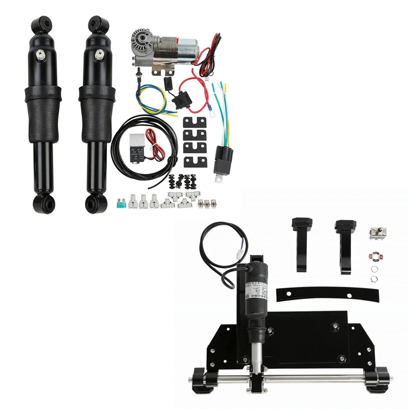 Мотоциклетная задняя пневматическая подвеска электрическая Центральная подставка для Harley Touring Electra Street Glide Road King FLTC FLH FLHX 09-16