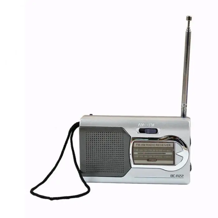 HOT Portable AM/FM Mini Radio with Telescopic Antenna Dual Band Channel Receiver Speaker BUS66