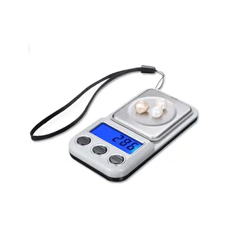 

Precise Mini Pocket Portable Digital Jewelry Scale Dual Electronic Gauge Protective Sheath for Household Use
