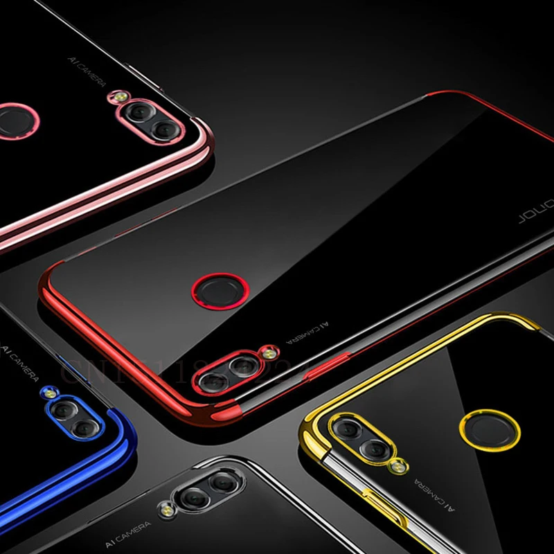 Case For Huawei Y9 2019 Cases Silicone Plated For Huawei Y9 2018 Y6 Prime Y7 Prime 2017 P Smart Mate 2 (1)