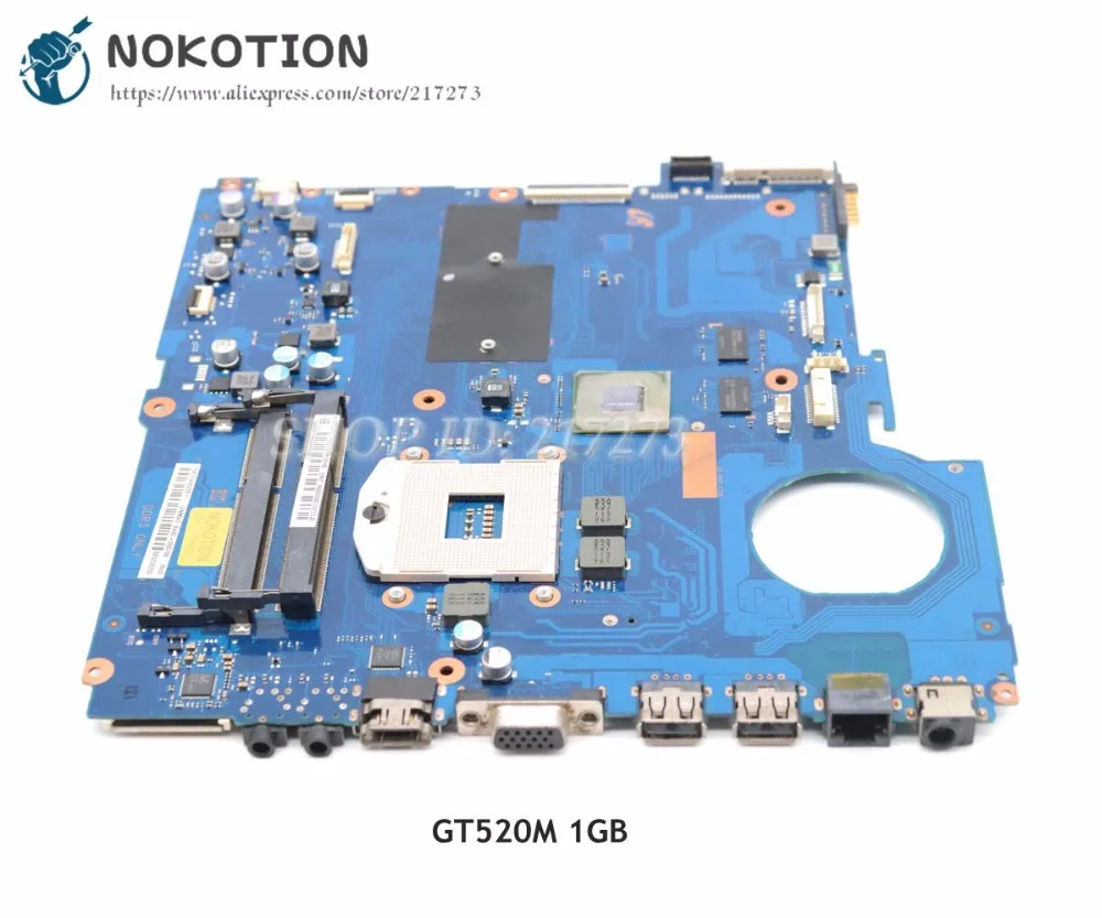 NOKOTION для samsung NP-RC520 RC520 Материнская плата ноутбука 15 дюймов HM65 DDR3 GT520M 1 ГБ BA92-08079A BA92-08079B