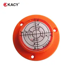 Kacy 50*17 мм 1 шт. Магнитная Многоцелевой Фланец Дух Уровень circule круглый пузырьковый уровень с пластиковой основе