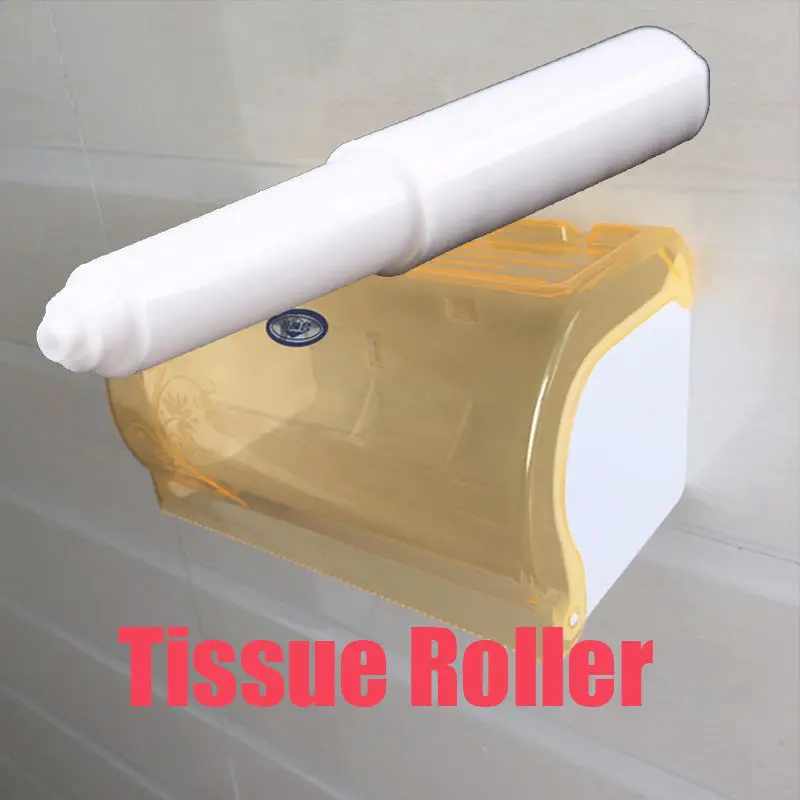 

WCIC Plastic Toilet Paper Rollers Roll Holder Replacement Stretch Spindle Spring Bathroom Accessories Paper Rollers Sticker