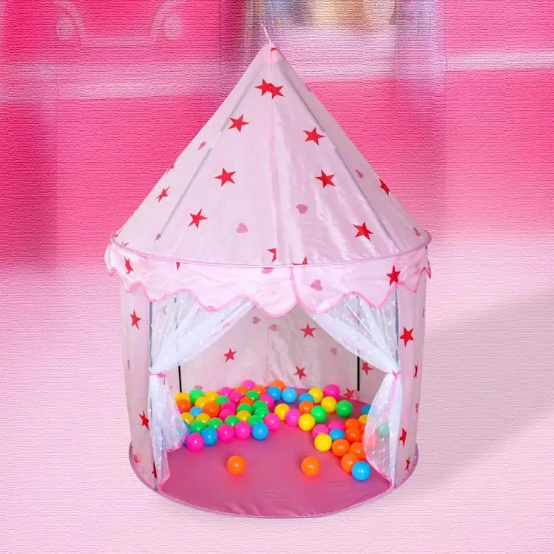 

Portable Children's Tent for Kids Princess Castle Tent Kids Folding House for Girl Outdoor Children Play Game Xmas Gift