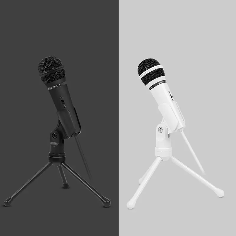 Конденсаторный микрофон 3,5 мм проводной штатив Выдвижной кронштейн Стенд Studio запись трансляции Youtube встречи видео в чате