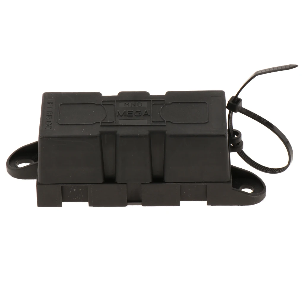 2019 New MEGA Fuse Holder DC 125V 300A For Battery & Alternator Connection Fit Truck Boat RV Motorhome Yacht Car Golf Etc 68.6mm